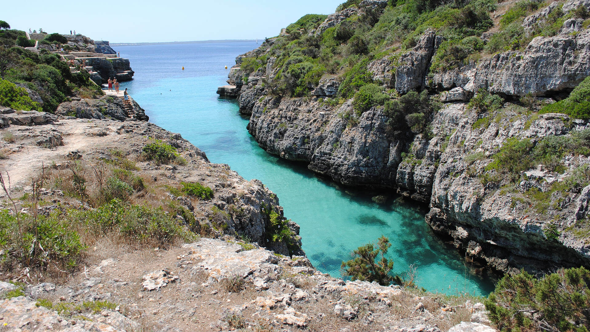 Kayaking in crystal clear waters
